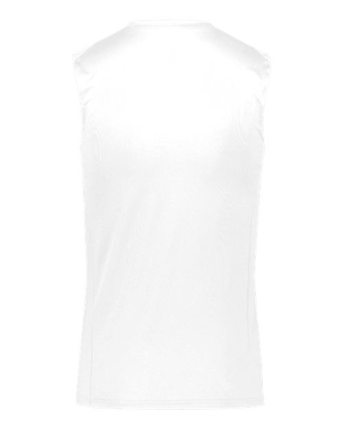 Holloway Unisex PR Max Compression Jersey — White — Back