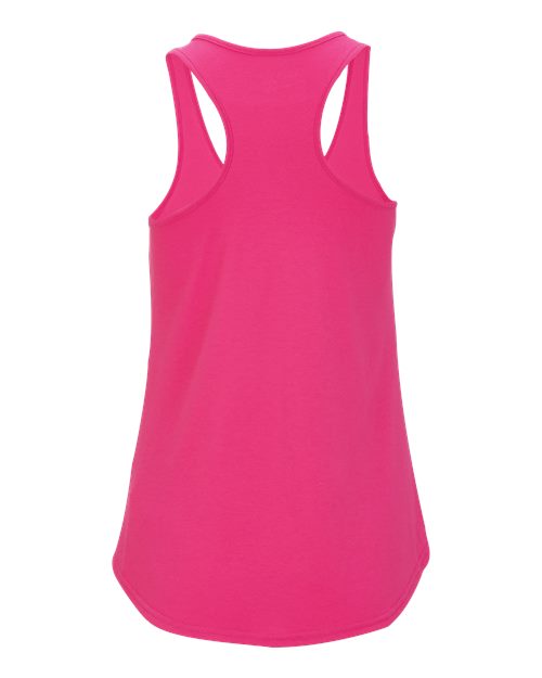Boxercraft Women's Essential Racerback Tank Top — Cosmic Pink — Back