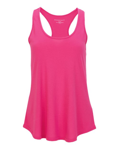 Boxercraft Women's Essential Racerback Tank Top — Cosmic Pink — Front