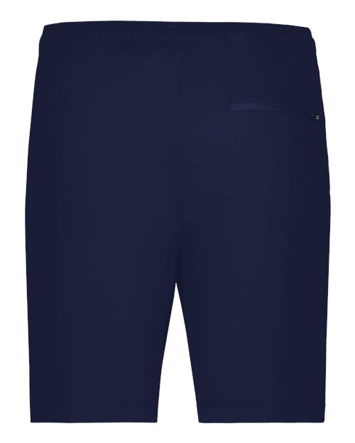 Holloway Men's Eco Revive™ Ventura Soft Knit Shorts — Navy — Back