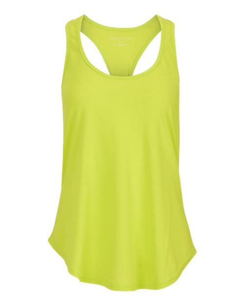 Boxercraft Women's Twistback Tank Top — Cyber Lime — Front
