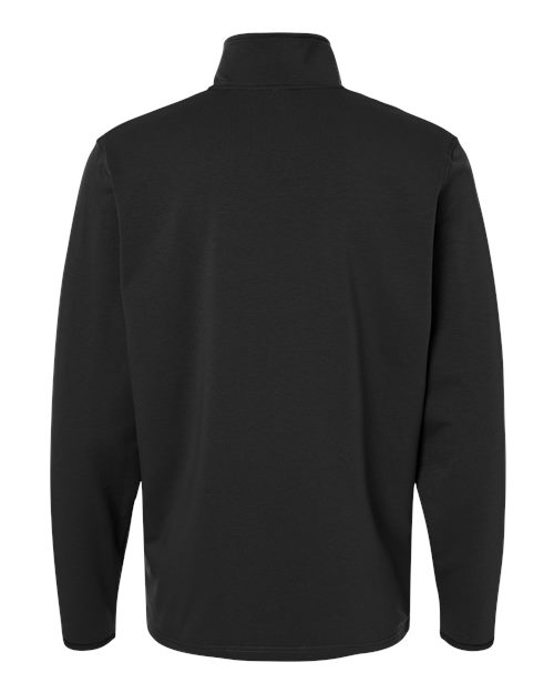 Independent Trading Co. Men's Perform Quarter-Zip Pullover — Black — Back