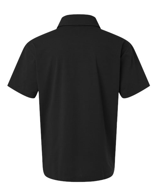 AllPro Men's Pro-Flex Sorona® Polo — Black — Back