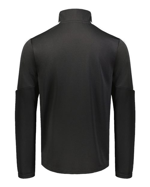 Holloway Men's Crosstown Full-Zip Jacket — Black/ White — Back