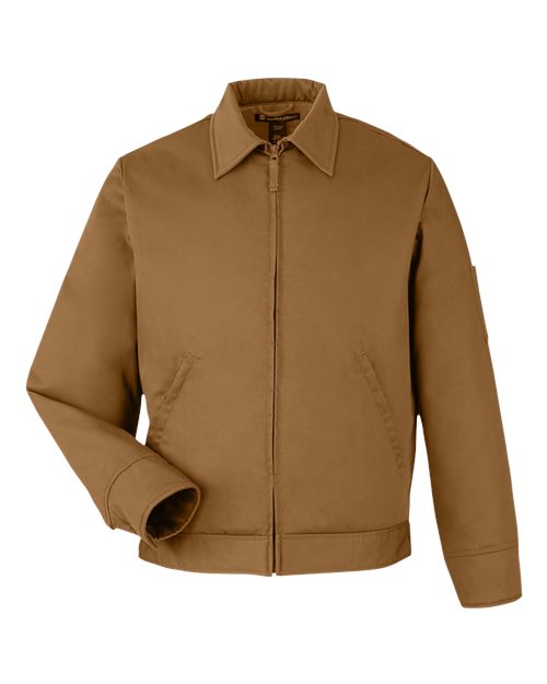 Harriton Unisex Tall ClimaBloc® Station Jacket — Duck Brown — Front