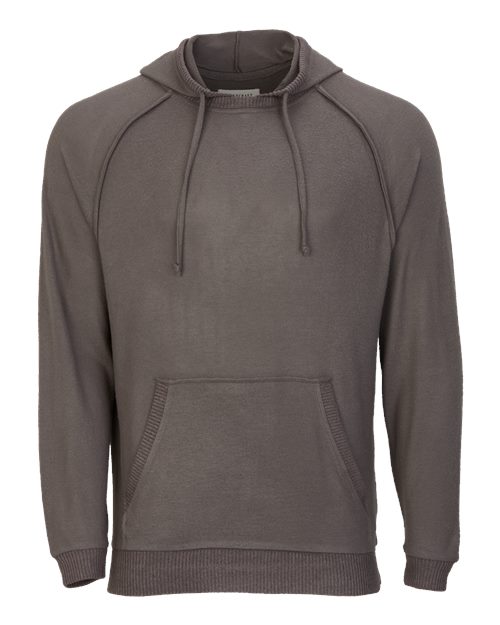 Boxercraft Men's Cuddle Hooded Sweatshirt — Meditation Grey — Front