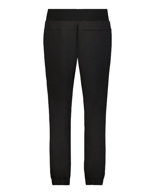 Holloway Unisex Heritage Prep Pants — Black — Back