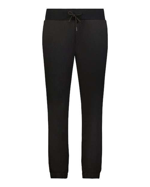 Holloway Unisex Heritage Prep Pants — Black — Front