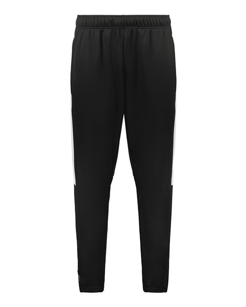 Holloway Youth Crosstown Tapered Leg Pants — Black/ White — Front