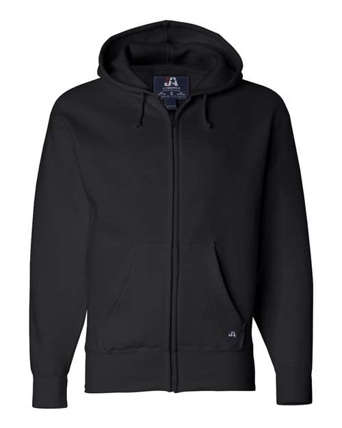 J. America Men's Premium Full-Zip Hooded Sweatshirt