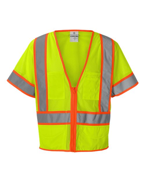Kishigo Unisex Ultra-Cool™ Six-Pocket Mesh Surveyor’s Vest