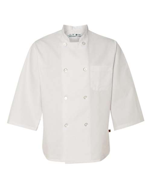 Chef Designs Three-Quarter Sleeve Chef Coat