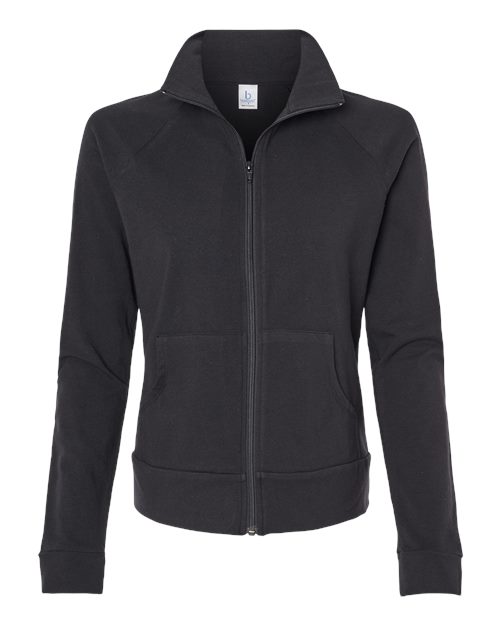 Boxercraft Women’s Full-Zip Practice Jacket — Black — Front