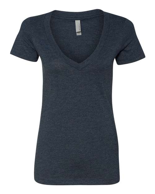 Next Level Women’s CVC Deep V-Neck T-Shirt