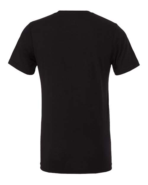 BELLA + CANVAS Triblend Tee — Solid Black Triblend — Back