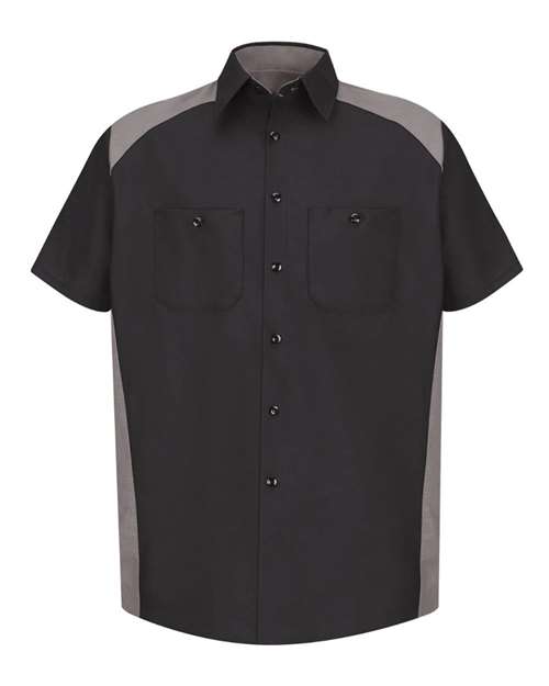 Red Kap Men's Tall Short Sleeve Motorsports Shirt