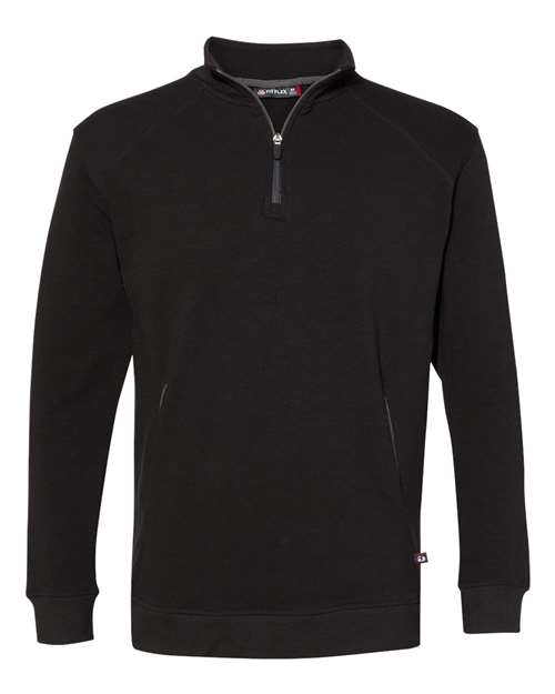 Badger Men's FitFlex French Terry Quarter-Zip Pullover