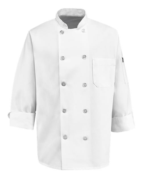 Chef Designs Ten Pearl Button Chef Coat