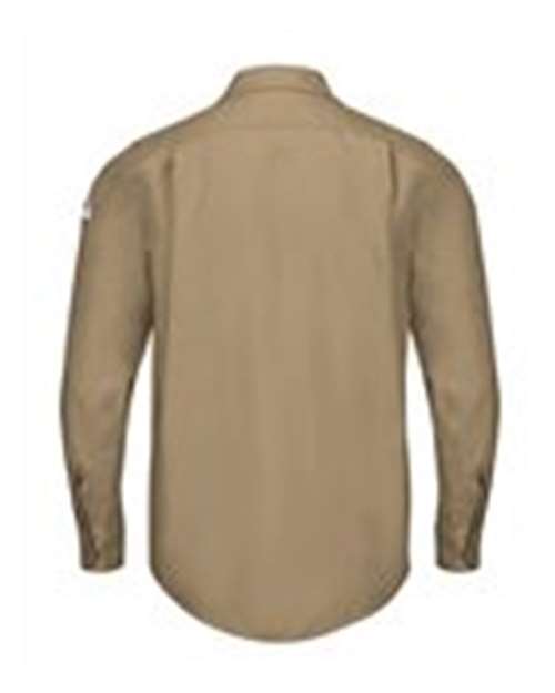 Bulwark Men's Tall iQ Series® Endurance Work Shirt — Khaki — Back