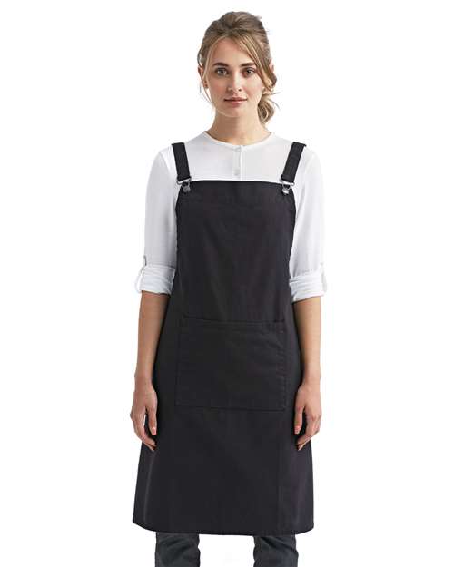 Cross Back Barista Bib Apron