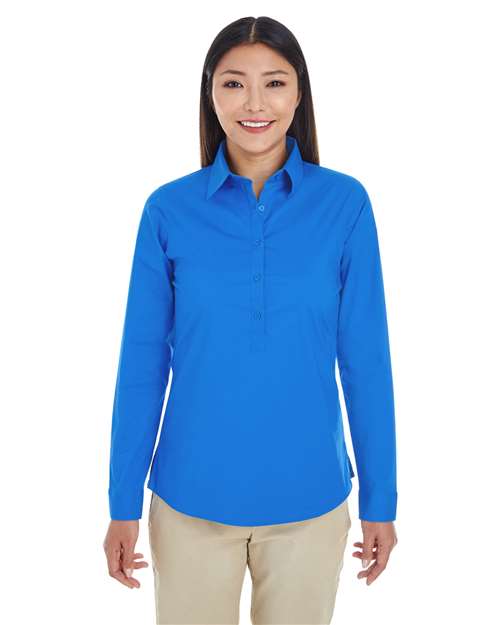 Women's Perfect Fit™ Half-Placket Tunic Dress Shirt