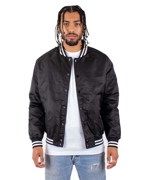 Shaka Wear Unisex Varsity Bomber Jacket