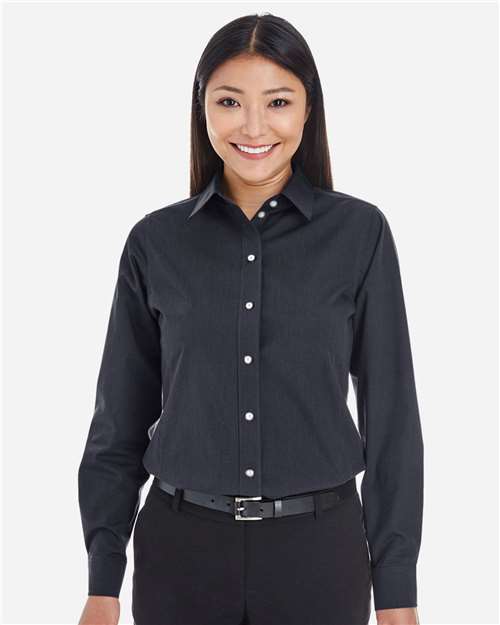 Women's Crown Collection® Striped Woven Dress Shirt