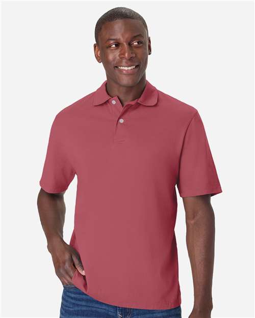 ComfortWash by Hanes Men's Garment-Dyed Jersey Polo