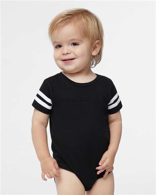 Rabbit Skins Infant Football Fine Jersey Bodysuit