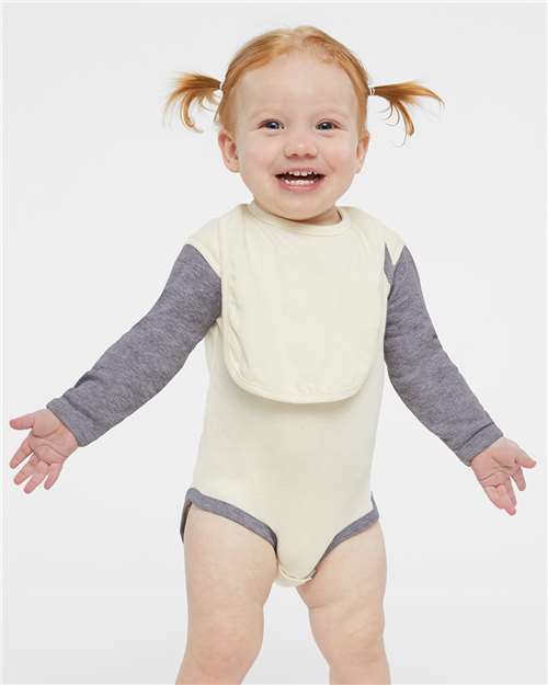Rabbit Skins Infant Long Sleeve Baby Rib Bodysuit