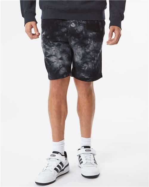Unisex Tie-Dyed Fleece Shorts